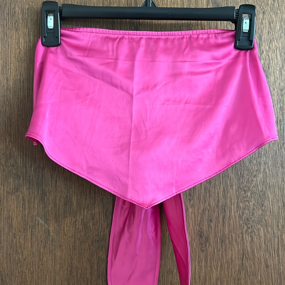 Silk Bandeau Bandana Top